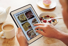 meal ideas on iPad