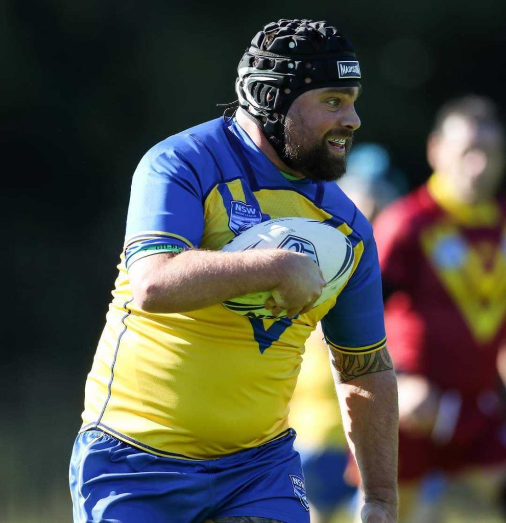 Tim Ragg during Rugby League Match