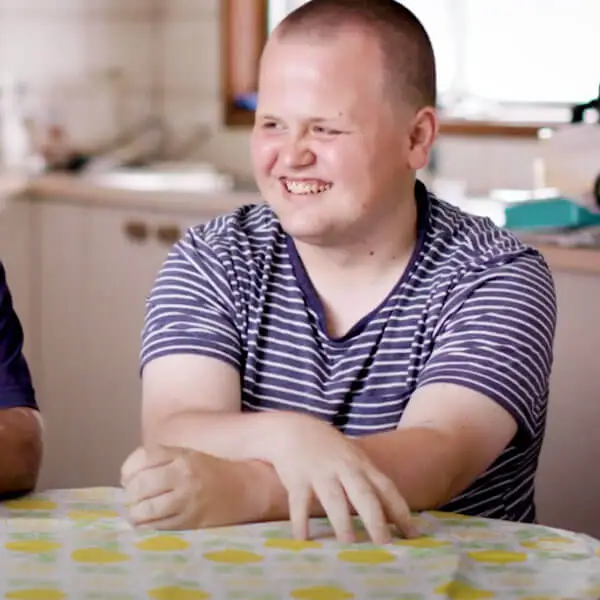 Liam, an NDIS recipient.