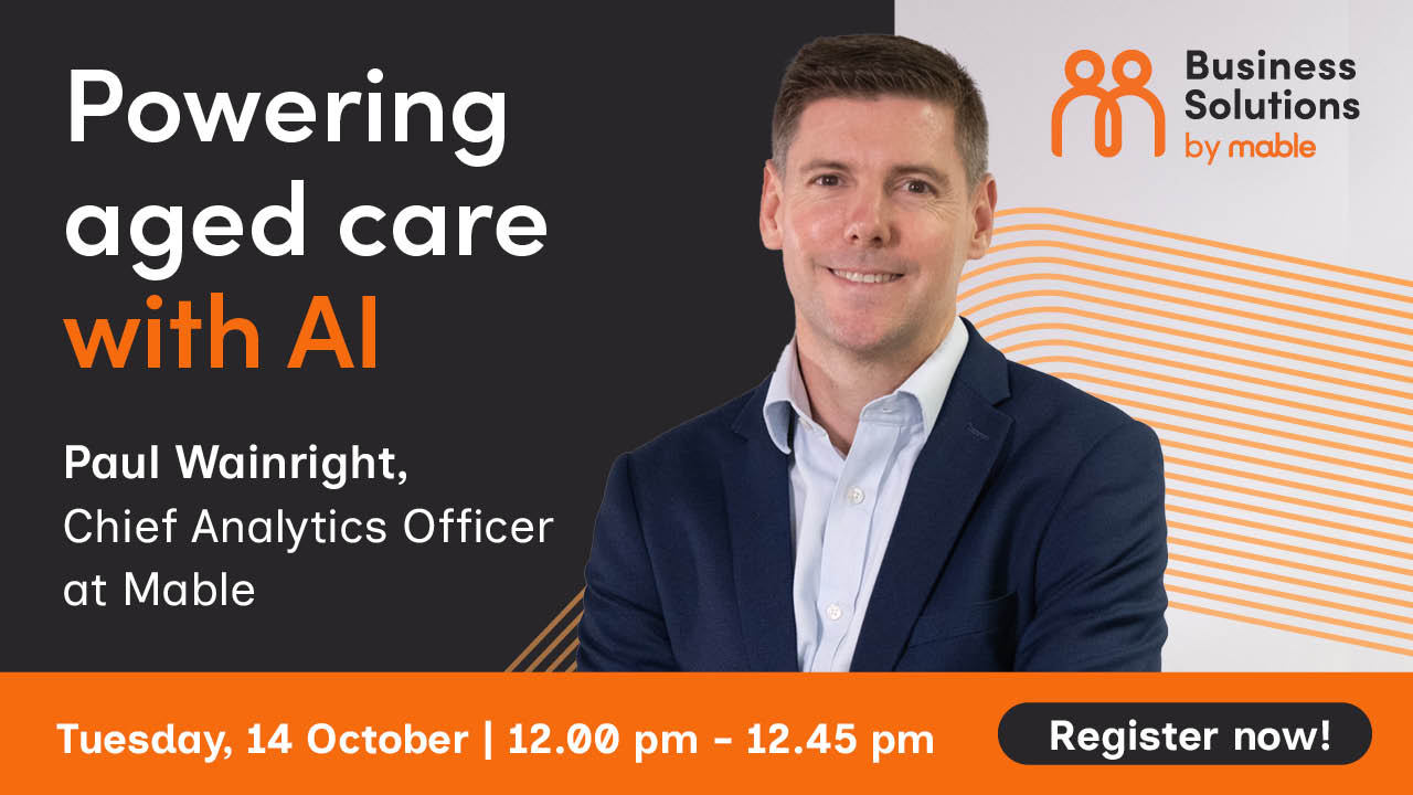Webinar: Powering aged care with AI