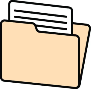 Illustration of a manila folder